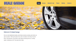 Desktop Screenshot of bealegarage.co.uk